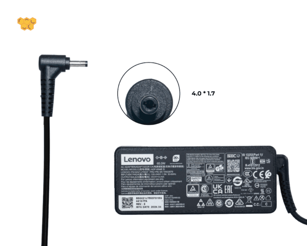 Cargador LENOVO ORIGINAL para portatil 20v 3,25A 65W 4.0*1.7