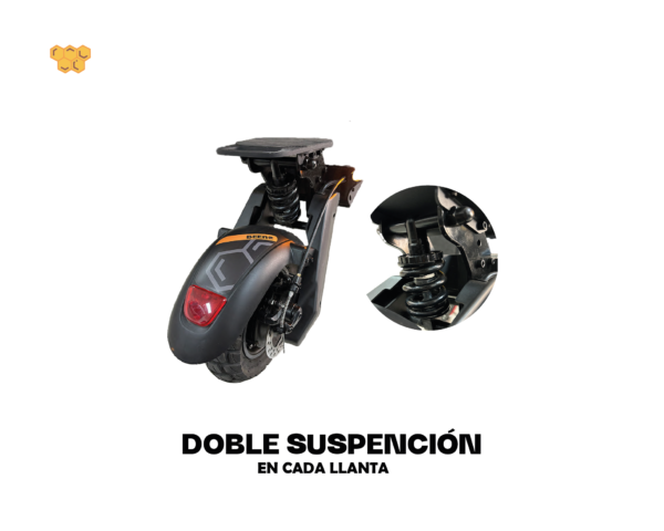 Patineta BEEONE 1.600 wh - Image 3